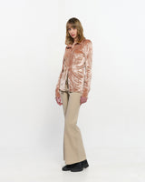 Stripe Bootcut Pants _ BEIGE