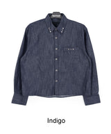 Aredi studded denim shirt