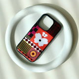 [MADE] Butterfly collage case orange