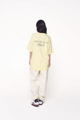 24FWベーシックロゴシーズン3ショートスリーブTシャツ ライトイエロー
