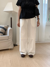 ステッチバンディングパンツ