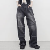 (Unisex) Liza Pocket Wide Denim Pants