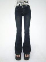 Belt bootcut denim-PT