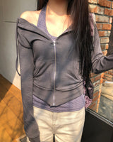 Duan Soft Wool Hoodie Zip-Up