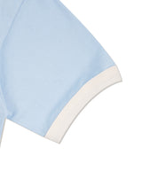 UNISEX オーバーフィットパピーサーフィンリンガーショートスリーブT　ライトブルー (FCE2TS401M)