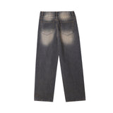 LMN Royal Teen Beige Back-banded Wide Denim (Gray)