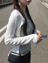 Kable Slim Button Round Cardigan