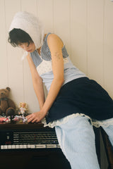 POPPY TWEED PANTS (BLUE)
