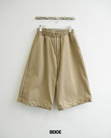 Log Bermuda Cotton Pants