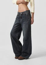 [B-DENIM] DARK BLUE WIDE 059