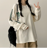Football Two-Line Loose Fit Sweatshirt