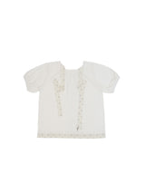  FLORAL PENDANT BACK RIBBON TOP