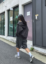 CAMO HOOD ZIP-UP