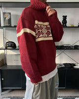 MRノルディックハーフジップアップニット（3C）