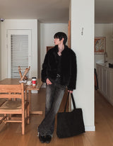 Cudi Over Fur Jacket