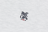 バックポイントブルーフラワーtシャツ