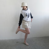 Cream Ribbon Cotton Hat