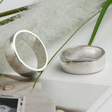 SVR-S613 Got7 Mark BamBam wearing silver 925 plain 8mm plain silver ring
