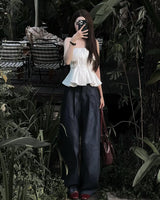 THE FANCE | Wide-Leg Denim SIS SPEARS JEANS