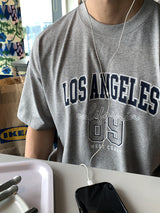 Look ラファークイックドリーcLAグラフィックレタリングオーバーサイズショートスリーブTシャツ