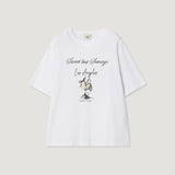 ジェラートグラフィックオーバーサイズTシャツ