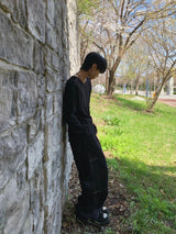 Seti Pintuck Non-Fade Denim Pants