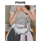 muva.スモール ホーンシェイプ レザー 2WAYバッグ
