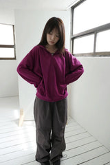 daily hood zip-up (6c)