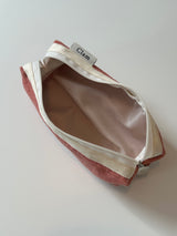 Clam ラウンドペンケース _ Corduroy warm tomato