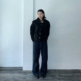 ブラック フェード デニム ジャケット