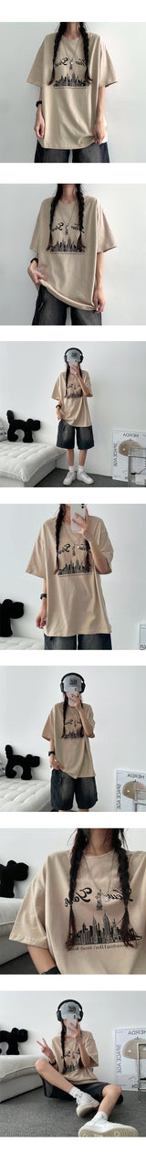 マノラウンド半袖Tシャツ