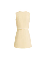  [ATELIER] Muse Sequin Detail Pocket Sleeveless Mini Dress Butter