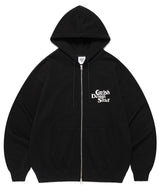 SELLER LOGO ZIP UP HOODIE BLACK(CV2EFUM480A)