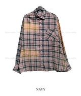 Raf Washed Over Check Shirt