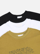 Hop Lettering Print Half Sleeve T