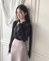 シグネットマキシツイードロングスカート