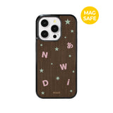 【MADE】レトロ トーキョーアンバーブラウン iPhoneケース [Glossy Glass/Magsafe]