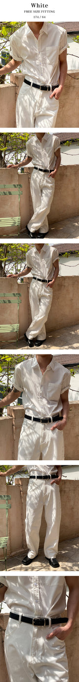 [S/S] Ice pocket half shirts(6color)