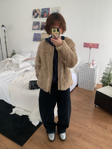 キャロンヴィンテージルーズフィットデニムパンツ