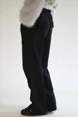 Crop fur jacket