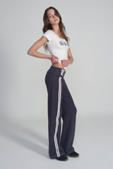 87 Waffle Track Pants, Navy