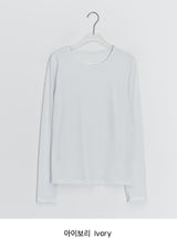 26SS★ [BAONHAUS]リングチレイヤードスパンラウンドTシャツ