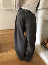 Daymon Striped Wide-Leg Pants