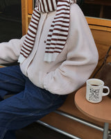 [ORIGINAL] Cable Wool Fleece Jumper