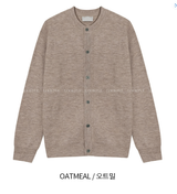  Logane cashmere hachi round neck cardigan