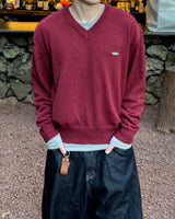 Seron V-Neck Patch Knit