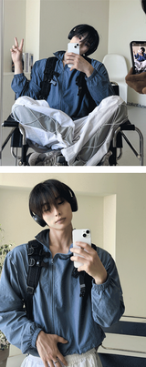 クロスストリングナイロンパンツ