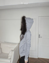 2025 Wolf Joe Hoodie In charcoal