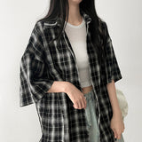 Dia Checkered Short Sleeve Shirt Shirt