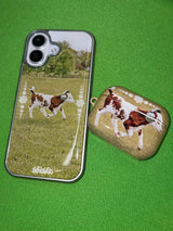 Furry Friends airpods case_Baby cow